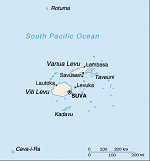 Kartta: Oceania / Fiji