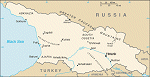 Kartta: Euraasia / Georgia