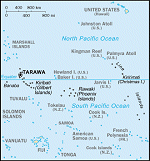 Kartta: Oceania / Kiribati