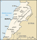 Kartta: Lähi-itä / Libanon