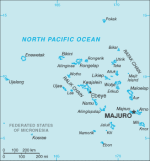 Kartta: Oceania / Marshallsaaret
