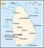 Kartta: Aasia / Sri Lanka