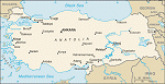Kartta: Euraasia / Turkki
