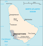 Kartta: Karibia / Barbados