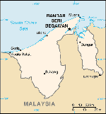 Kartta: Aasia / Brunei