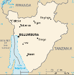 Kartta: Afrikka / Burundi