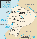 Kartta: Amerikka / ecuador