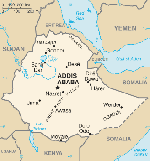 Kartta: Afrikka / Etiopia