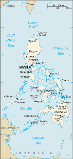 Kartta: Aasia / Filippiinit