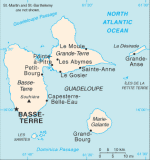 Kartta: Karibia / Guadeloupe