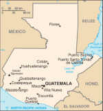 Kartta: Amerikka / Guatemala