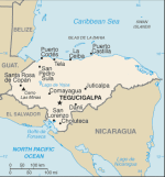 Kartta: Amerikka / Honduras