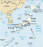 Kartta: Aasia / Japani