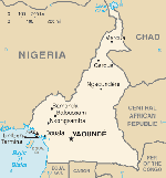Kartta: Afrikka / Kamerun