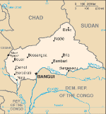 Kartta: Afrikka / Keski-Afrikka