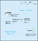 Kartta: Afrikka / Komorit