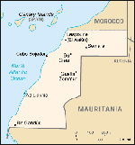 Kartta: Afrikka / Länsi-Sahara