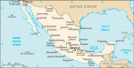 Kartta: Amerikka / Meksiko