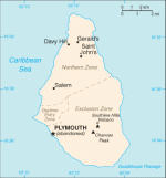 Kartta: Karibia / Montserrat