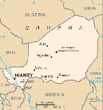 Kartta: Afrikka / Niger