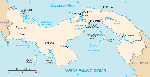 Kartta: Amerikka / Panama