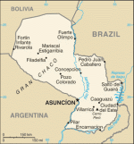Kartta: Amerikka / Paraguay