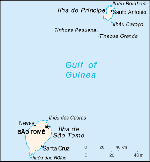 Kartta: Afrikka / São Tomé ja Príncipe