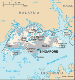 Kartta: Aasia / Singapore