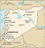 Kartta: Lähi-itä / Syyria